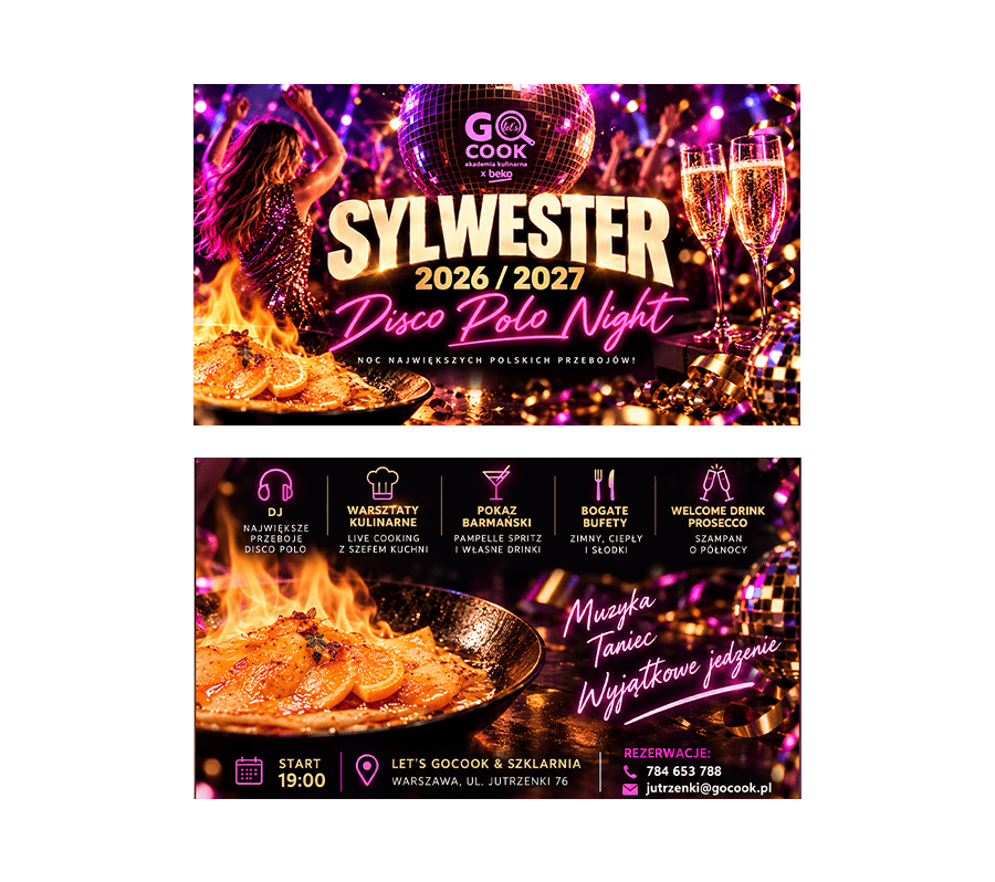 sylwester 2026 2027 disco polo go cook night warszawa impreza bal